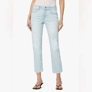 Joe’s Jeans The Lara Mid Rise Cigarette Crop Vintage Stretch in Metronomy